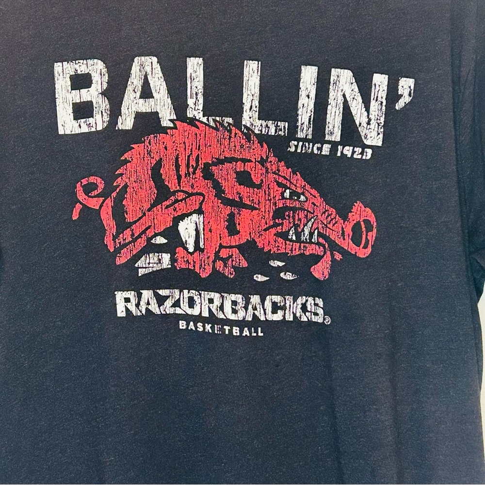 Arkansas Razorbacks Men’s X-Large T-Shirt Bella Canvas